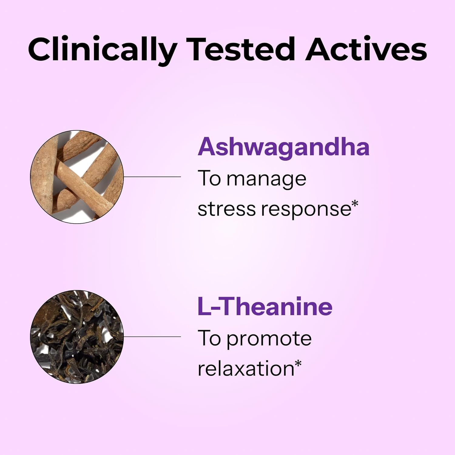 HUM Ashwagandha Calm- L-Theanine & Ashwagandha for Daily Relaxation & Mood Support - Mixed Berry Flavor (60-Count)