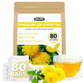 Dandelion Leaf & Root Herbal Tea-Caffeine-free herbal tea，No Sugar，80 Teabags