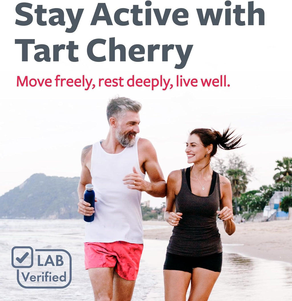 Organic Tart Cherry Capsules - High Strength 4:1 Tart Cherry Extract Capsules with 2000mg Herbal Equivalent per Serving for Uric Acid Support - Vegan Non-GMO & Made in the USA (2 Months Supply)