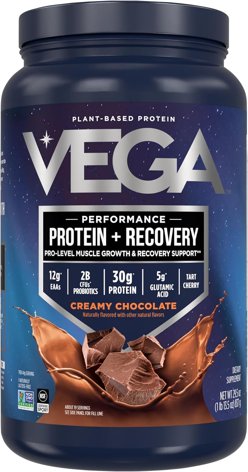 Vega Sport Premium Vegan Protein Powder Chocolate (19 Servings) 30g Plant Based Protein, 5g BCAAs, Low Carb, Keto, Dairy Free, Gluten Free, Non GMO, Pea Protein, 1.8 lbs (Pack of 12)