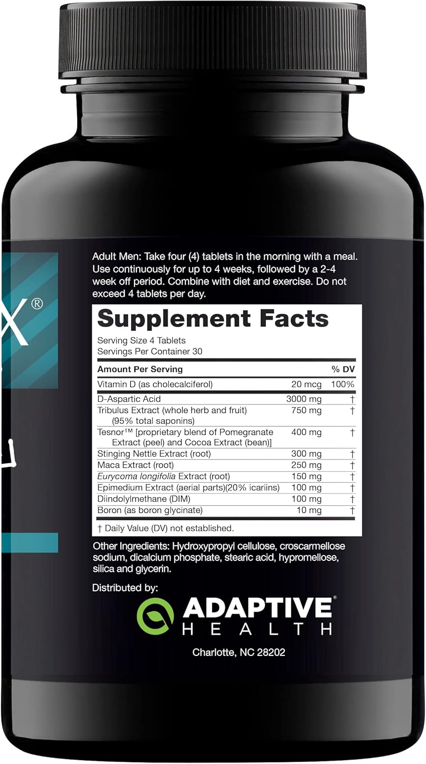 Nugenix Total-T Ultimate - Advanced Free and Total Testosterone Booster for Men - 120 Tablets