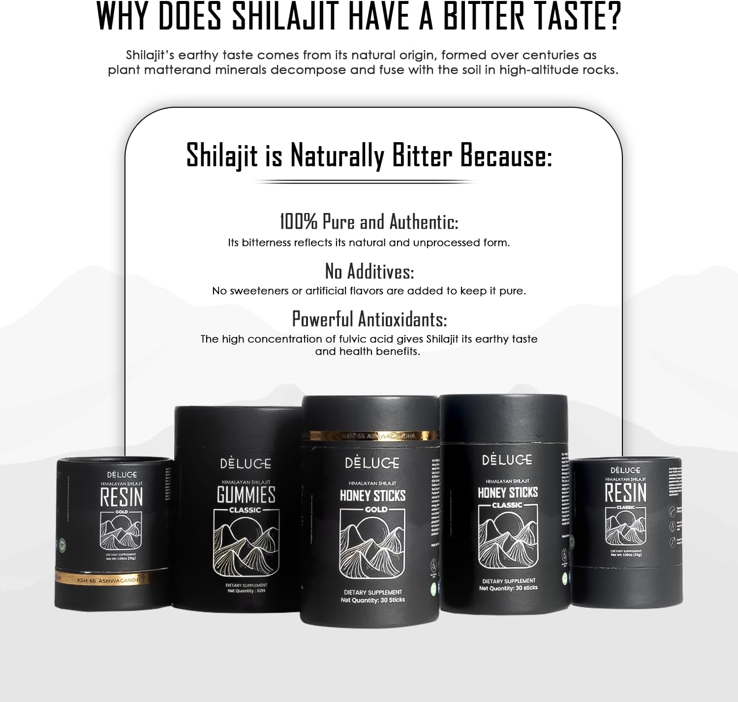 Pure Himalayan Shilajit Resin Gold (30g) | 600mg Premium Shilajit with KSM-66 Ashwagandha, Safed Musli, Gokshura | Boost Strength, Stamina & Immunity | Lab-Tested, Vegan, Gold Grade for Men & Women