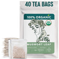 Organic Mugwort Tea Bags (40 TeaBags) – Te de Artemisa - Mugwart Tea for Digestive Health, Liver, Women Cycle, Relaxation (Artemisia Vulgaris)
