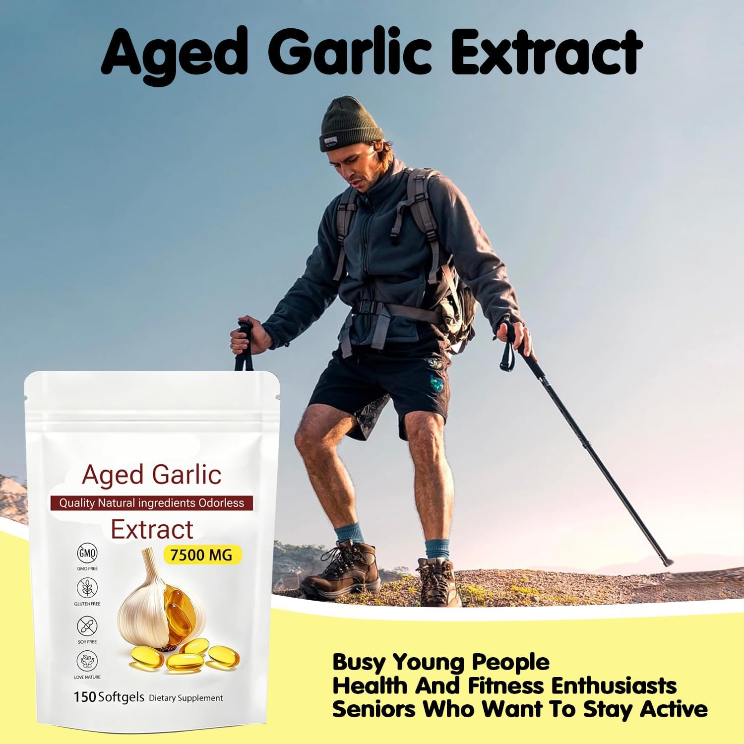 Aged Garlic Extract - 7500mg Odorless (150)