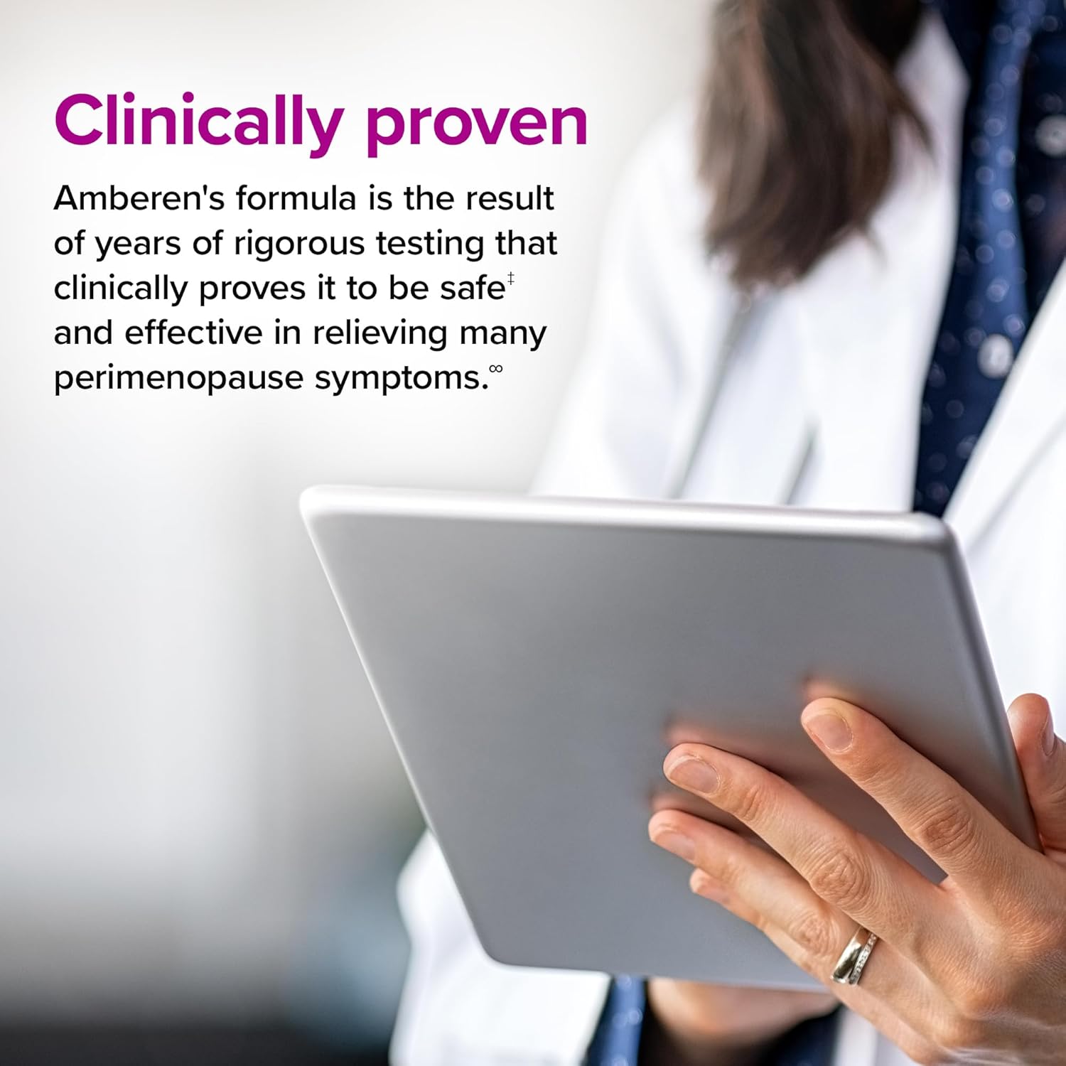 Amberen Perimenopause, Peri-Menopause Multi-Symptom Relief, Vitamin B, Vitamin E & Antioxidants Supplement, Helps Support Hormone Balance, Hot Flashes & Night Sweats, Supplements for Women, 180 Count