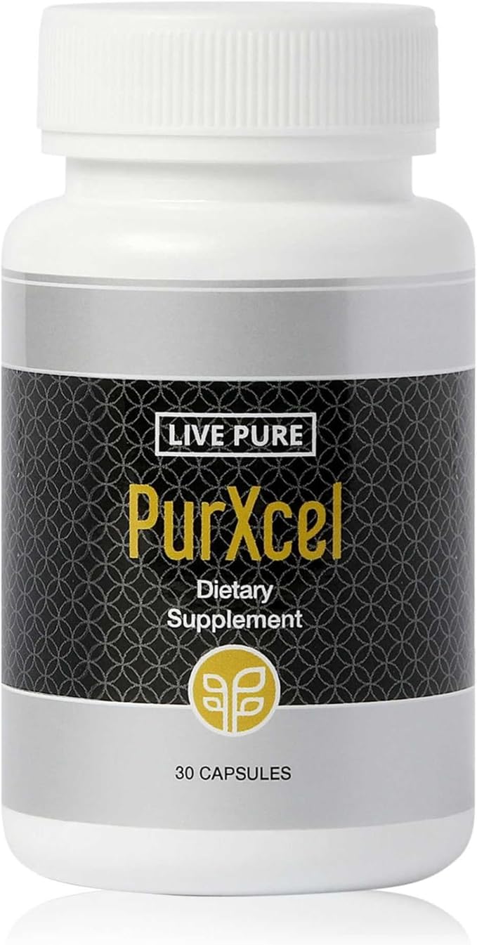 PURE PurXcel Antioxidant Supplement | 30 Capsules | Potent Antioxidant Blend with Glutathione & Superoxide Dismutase | Supports Skin, Joints & Natural Cleansing