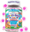 Kids Magnesium Glycinate | Calcium | Zinc, Nighttime Mineral + Multivitamin Filled Gummies, No Melatonin | Vitamin D3 K2 | Relax Happy, Bone, Bedtime Supplement, Only Need 1 Gummy - Sweet Dream Magic