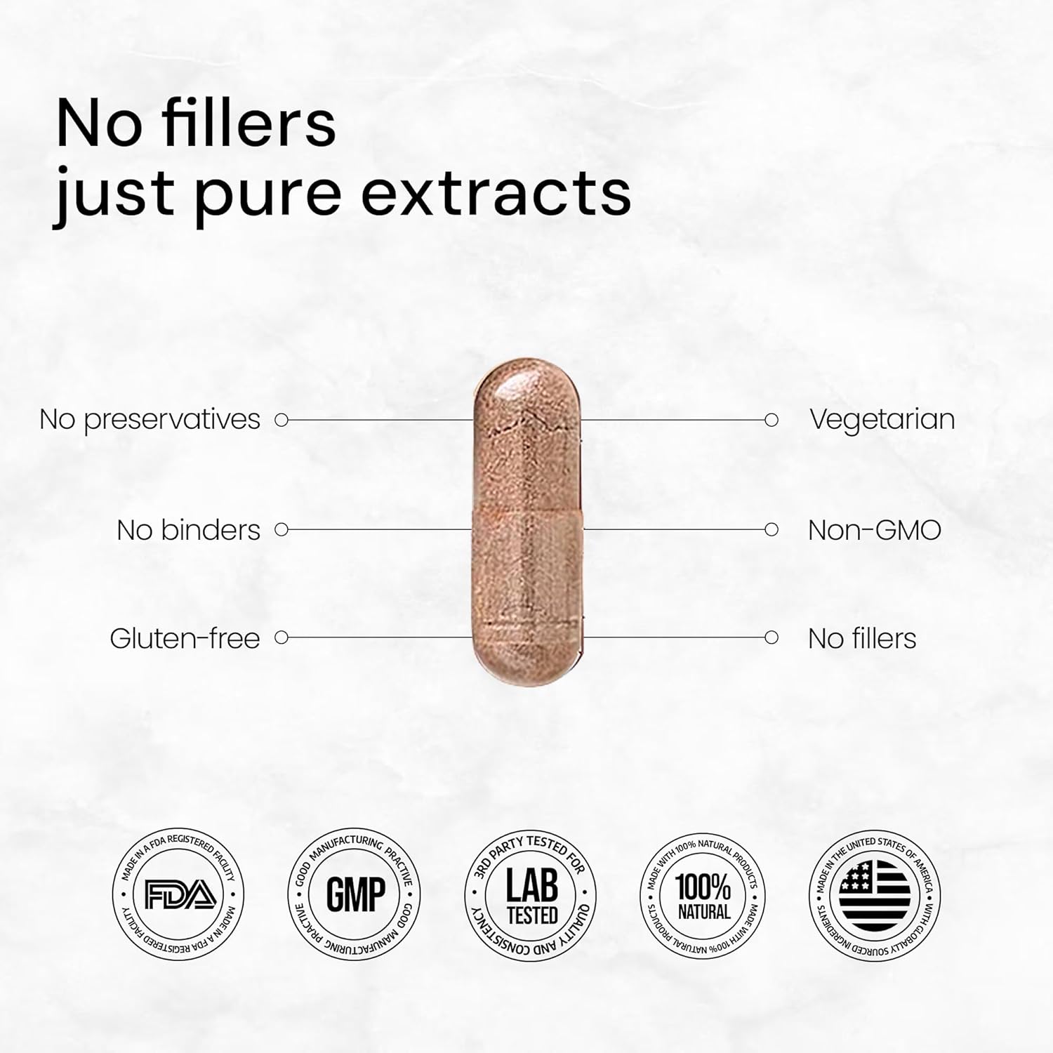 ACEWORKZ 10 Mushroom Complex Supplement - Lion’s Mane, Reishi, Cordyceps & More - Brain Health, Memory & Focus Nootropic - Energy & Immune Support (90 Capsules)