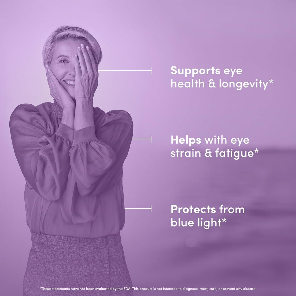 Provision - Eye Vitamins - Eye Health Supplements - with Bilberry, Eyebright, Lutein, Zeaxanthin & More Vitamins - Vegan, Non GMO, Dairy Free, Soy Free, Gluten Free - 60 Capsules