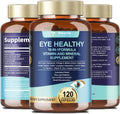 AREDS 2 Eye Vitamins and Mineral Bilberry Extract Omega-3, Eye Vitamin for Seniors Macular Health and Dry Eye, Eye Vitamins Lutein and Zeaxanthin Support Eye Strain & Hydration (120 Capsules)