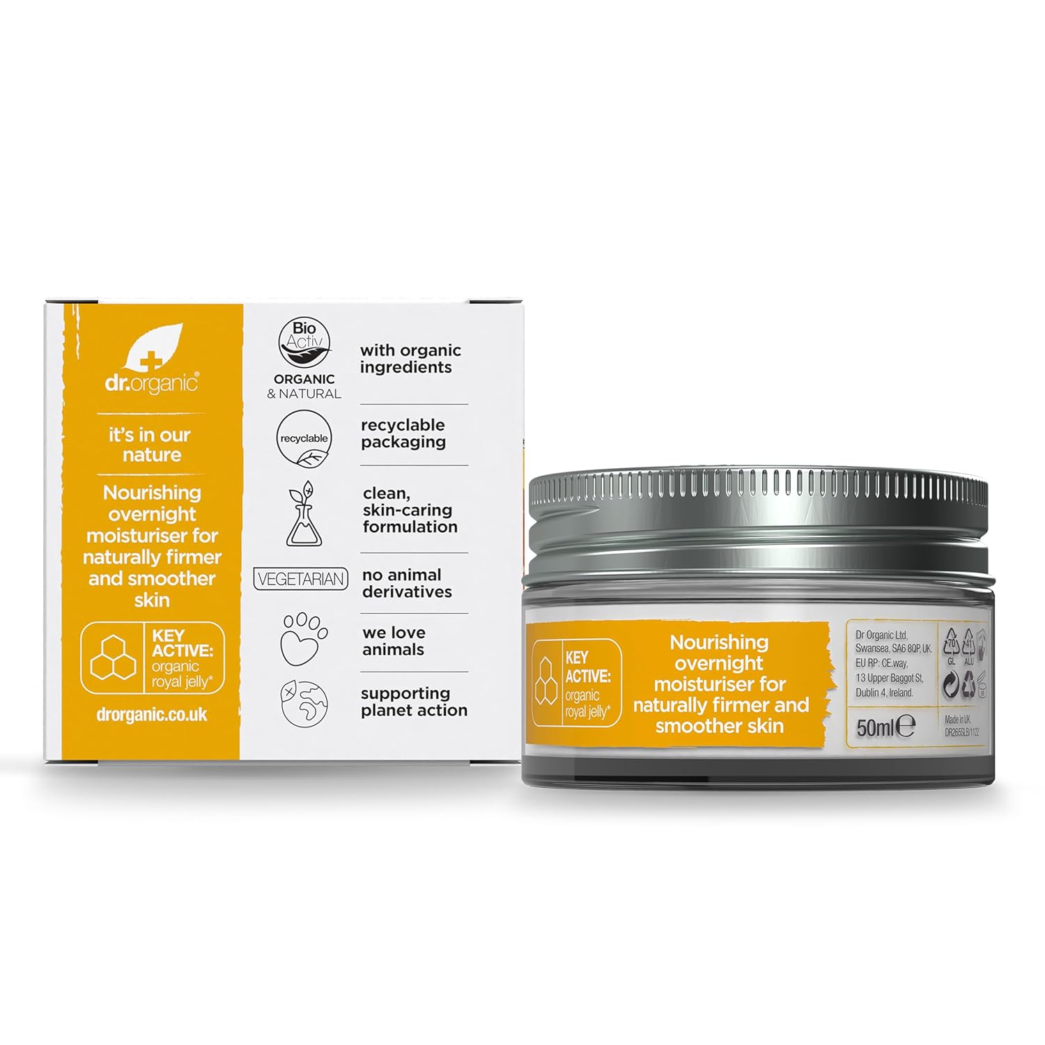Organic Doctor Royal Jelly Night Cream, 50 ml. Cream