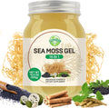 Sea Moss Gel 16 in 1 - Irish Sea MossGel 18.5OZ with Wildcrafted SeamossGel, Black Seed Oil, Burdock Root, Ashwagandha, Bladderwrack - Rich in Vitamins & Minerals - Non-GMO & Natural