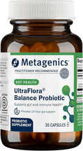Metagenics UltraFlora Balance Probiotic - Daily Gut Health Supplement* - Offers Digestive & Immune System Support* - Vegetarian, Non-GMO & Gluten-Free - 30 Capsules