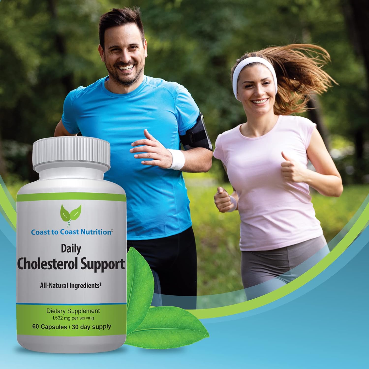 Cholesterol Support Supplement - Support Cardiovascular & Artery Performance, Target Bad LDL Levels & Plaque Calcium Buld-Up - Promote Circulation & Blood Flow - 60 Capsules