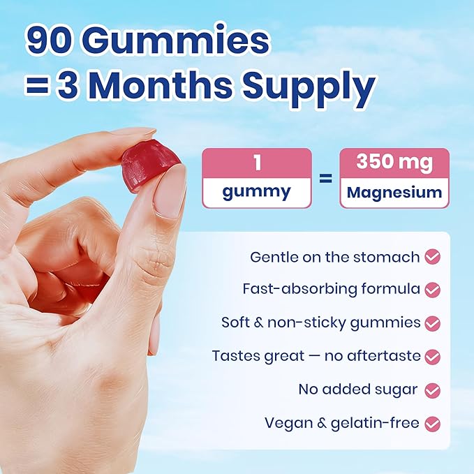 VEV Magnesium Complex DeepCalm 14-in-1 Gummies – with Ashwagandha, L-Theanine, Vitamin D3 & Zinc – Magnesium Complex for Women and Men – No Added Sugar Vegan Magnesium Glycinate – 90 Gummies