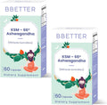 BBETTER Ashwagandha KSM-66 Capsules 500mg | Lab Tested Herbal Supplement for Stress Relief |Pure Organic Ashwagandha Powder | Supports Mental & Physical Well-Being Mood Enhancer | 120 Veg Capsules