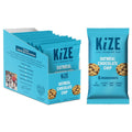 KiZE Energy Bars - Oatmeal Chocolate Chip - Gluten Free, Dairy Free, Non-GMO, and High Protein Meal Replacement Energy Bars, Clean and Simple Food Ingredients - 7g High Protein Snacks, (10 Count)