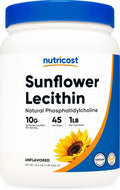 Nutricost Sunflower Lecithin (1 Pound) - Natural Phosphatidylcholine, Vegan, Gluten-Free, GMO-Free