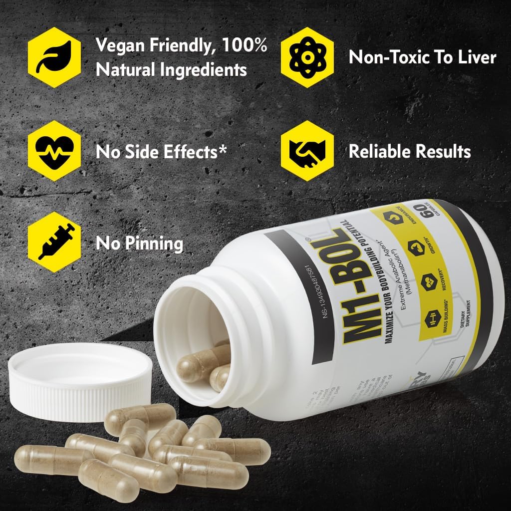 Avry Labs Extreme Anabolic Supplement – Dietary Supplement w/Turkesterone to Support Muscle Growth, Strength, Recovery & Naturally Support Optimal Testosterone Levels – Vegan, 60 Capsules
