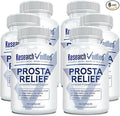 Research Verified Prosta Relief - Saw Palmetto and Bioperine - Prostate Health, Bladder & Urinary Health, Drive and Performance - Pure Natural, 90 Capsules (Pack of 6)