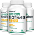 Orgabay Liposomal Nicotinamide Riboside 2000 MG with TMG and Pterostilbene, Boosting NAD+, Support Healthy Aging, 180 Count