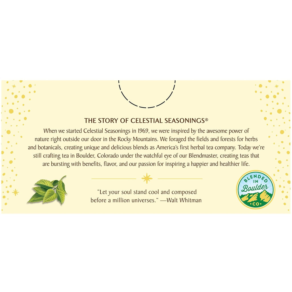 Celestial Seasonings Sleepytime Mint Herbal Tea - Caffeine Free Sleep Tea, 20 Tea Bags Per Box (Pack of 6)
