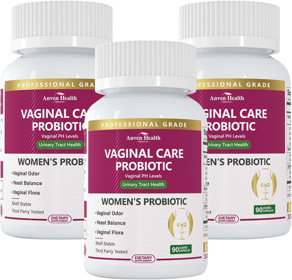 Vaginal Probiotics for Women - 60 Billion Womens Probiotic for Vaginal Flora, Odor, Yeast, Gut & Digestive Health with Saffron, Lecithin, Cranberry & Olive Leaf Extracts | 270 Veggie Caps