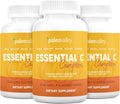 Paleovalley Essential C Complex - Vitamin C Supplement for Immune Support - 3 Pack, 450mg - From Organic Superfoods Unripe Acerola Cherry, Camu Camu, Amla Berry - No Synthetic Ascorbic Acid - USA Made