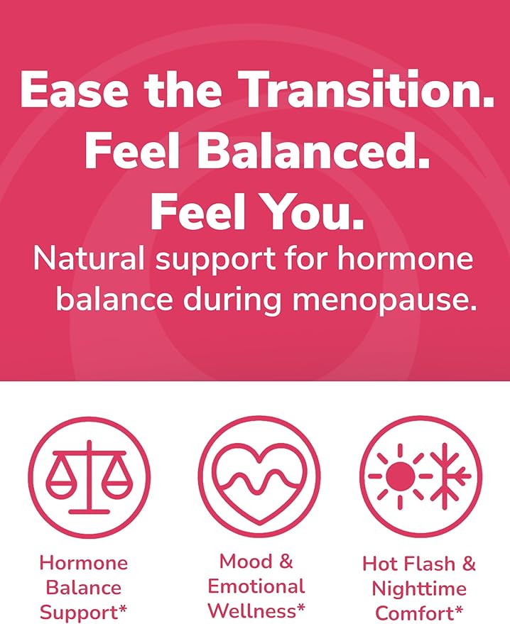 LUNAKAI USA Made Menopause Relief Gummies – Natural Menopause Supplements for Women with Black Cohosh & L-Theanine – Daily Support for Hot Flashes, Night Sweats & Hormonal Balance, 60ct