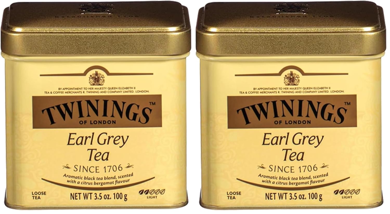Twining Tea Loose Earl Grey, 3.5 oz (Pack of 2)