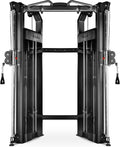 XMARK Functional Trainer with Dual Weight Stacks, All-in-One Cable Machine & Crossover for Full Body Strength Training at Home or Garage Gym