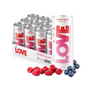 Be LOVE Balanced Electrolyte Beverage with Magnesium, Potassium & Sodium - Purified Still Beverage for Daily Hydration, Exercise, Work & Wellness- Zero Sugar, Gluten Free (Berry Bliss, 12oz x 12ct)