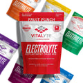 Vitalyte Electrolyte Powder Drink Mix, Isotonic Electrolyte Hydration Mix, Case Pack (6 Pack, Fruit Punch)