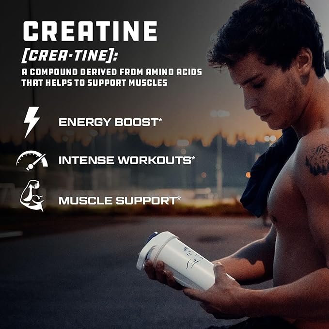 Cutler Nutrition Pure Creatine Monohydrate - 5g Per Serving - Premium Muscle Builder Enhances Strength Performance & Recovery - Unflavored for Easy Mixing (100 Servings)