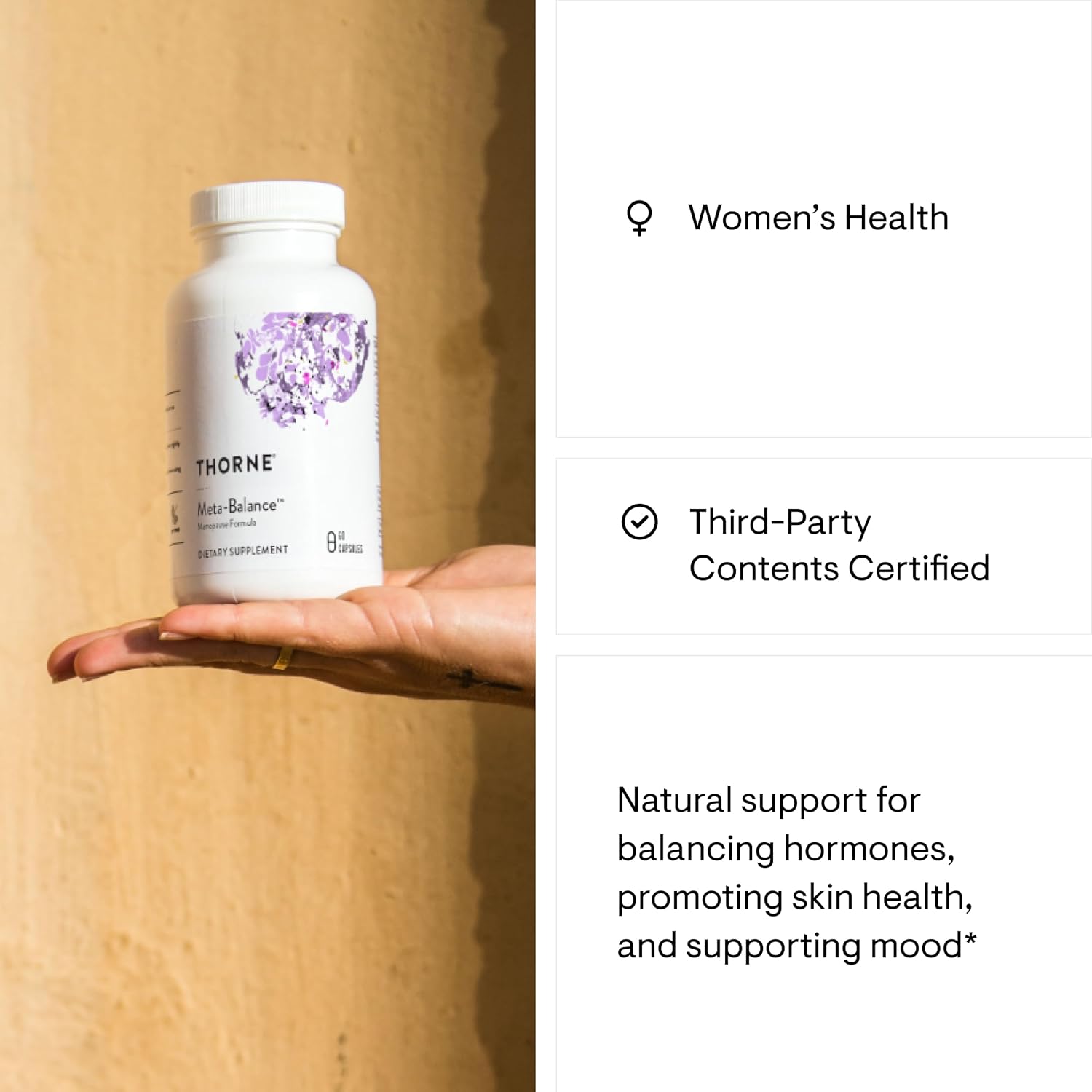 THORNE - Meta-Balance - Nutritional Support for Women During Menopause* - 60 Capsules