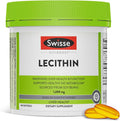 Swisse Soy Lecithin 1200mg Softgels Capsules | Maintains Liver Health and Function * | Supports Fat Metabolism * | Choline Lecithin Supplement 1200 mg | 180 Softgels