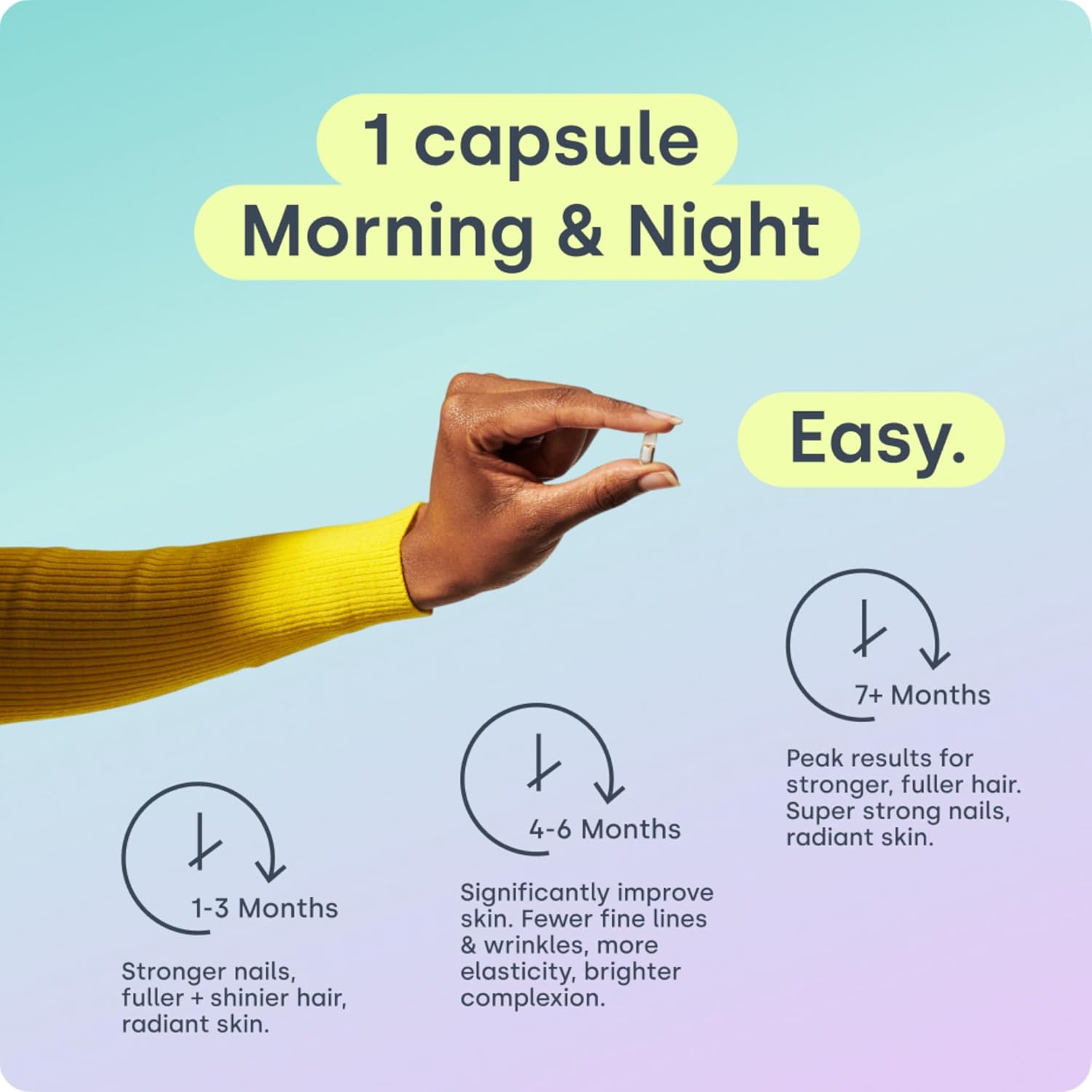 Biosil Collagen Booster Supplement - 180 Liquid Capsules - Patented ch-OSA Activator for Skin, Hair, Nails & Joints - Supports Natural Production - 90-Day Supply