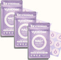 NAD+ Boost Patches | Wellness & Cellular Support | 5X Stronger Formula | NMNH, Resveratrol, Hyaluronic Acid, Vitamin C, & Coq10 l Premium 8-Hour Time-Release Patch | 3 Pack