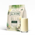 ALL-IN-ONE Superfood Shake | 60+ Superfoods - 20g Protein - 13g Fibre - Probiotics - Vegan Collagen & Digestive Enzymes | Superfood Meal Replacement Protein Shake | 825g | 15 serves