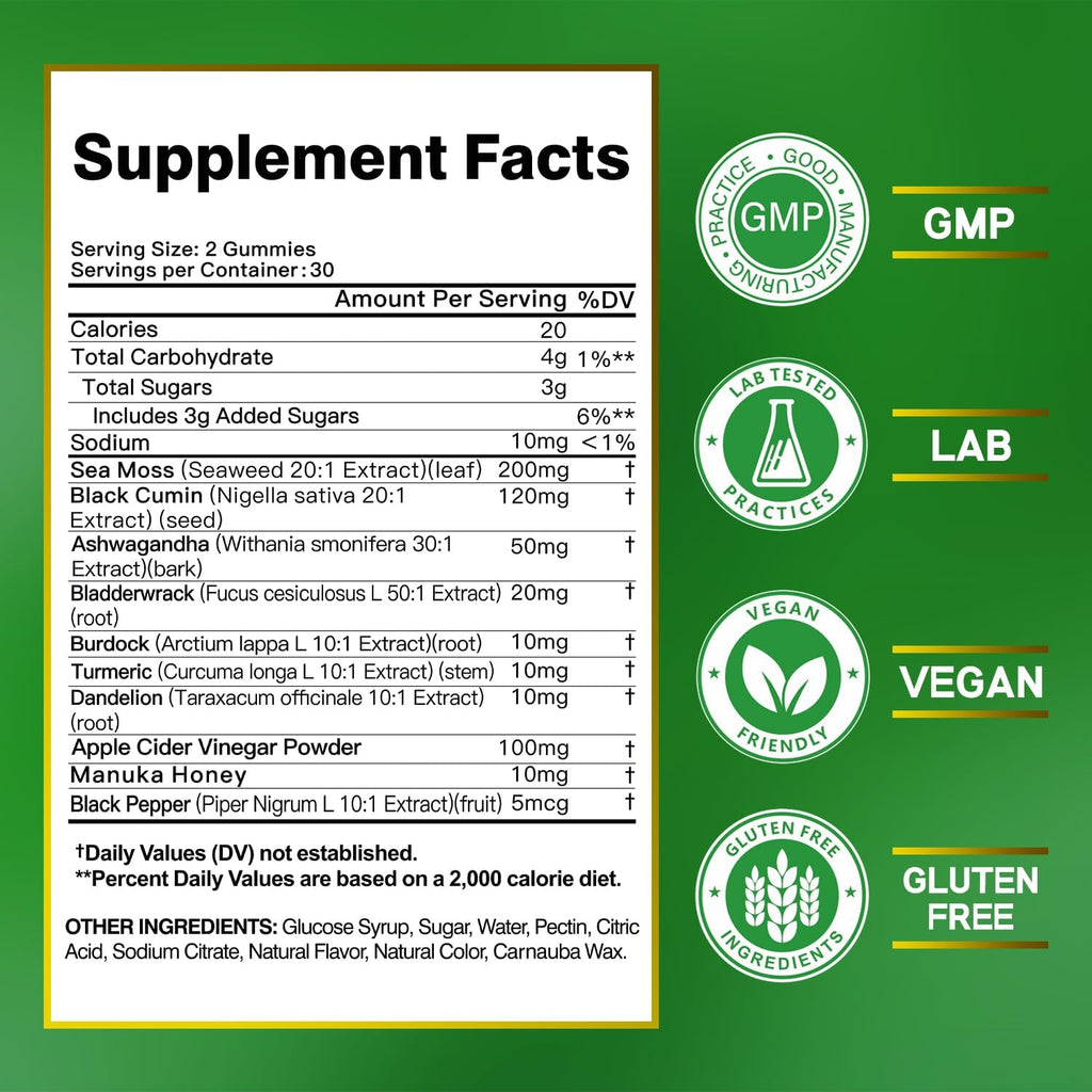 Ashwagandha Gummies for Women & Men - Vegan, Non-GMO, Gluten Free, Ashwagandha Supplements for Stress Relief, Blueberry Flavor, 60 Count