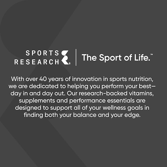 Sports Research Evening Primrose Oil (500mg) Cold-Pressed with No fillers or Artificial Ingredients, Non-GMO Tested - Gluten & Soy Free (240 Liquid Softgels)