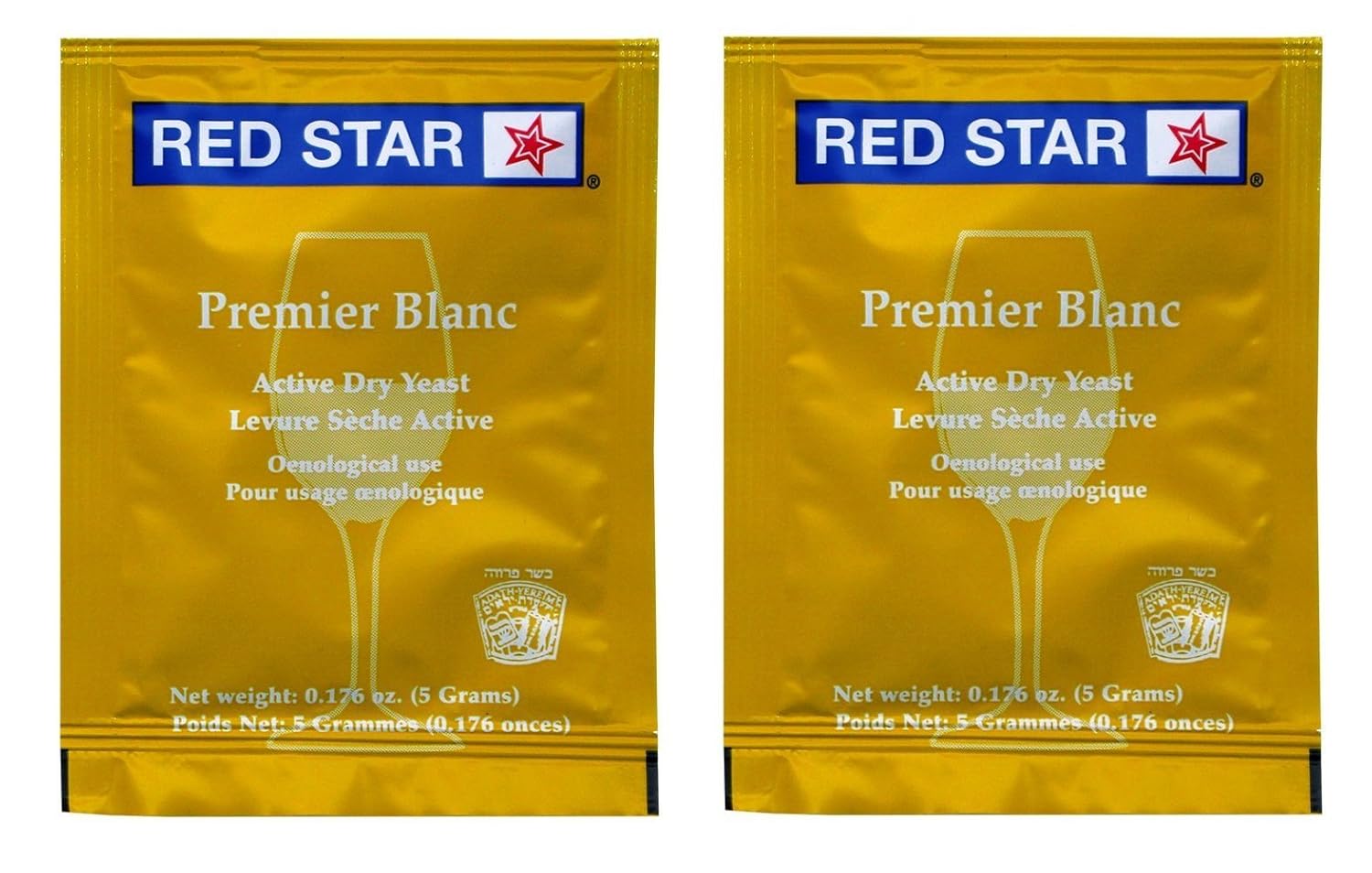 Red Star Premier Blanc Champagne Yeast - 2 Pack