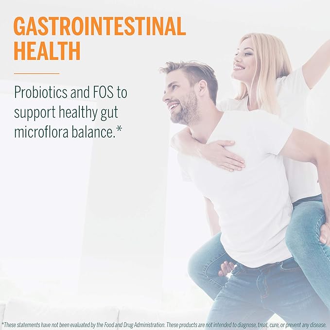 Genestra Brands - HMF Forte Probiotic Supplement - Four Strains of Probiotics to Promote GI Health - 60 Capsules
