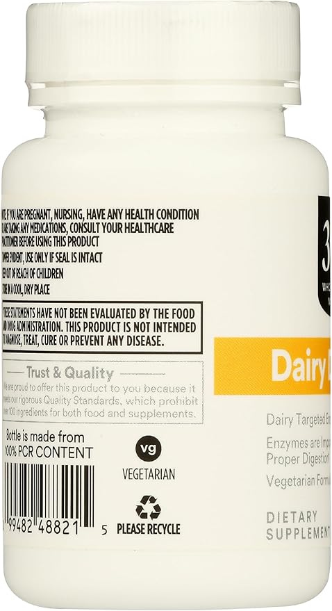 365 by Whole Foods Market, Dairy Digestive Enzymes, 60 Count