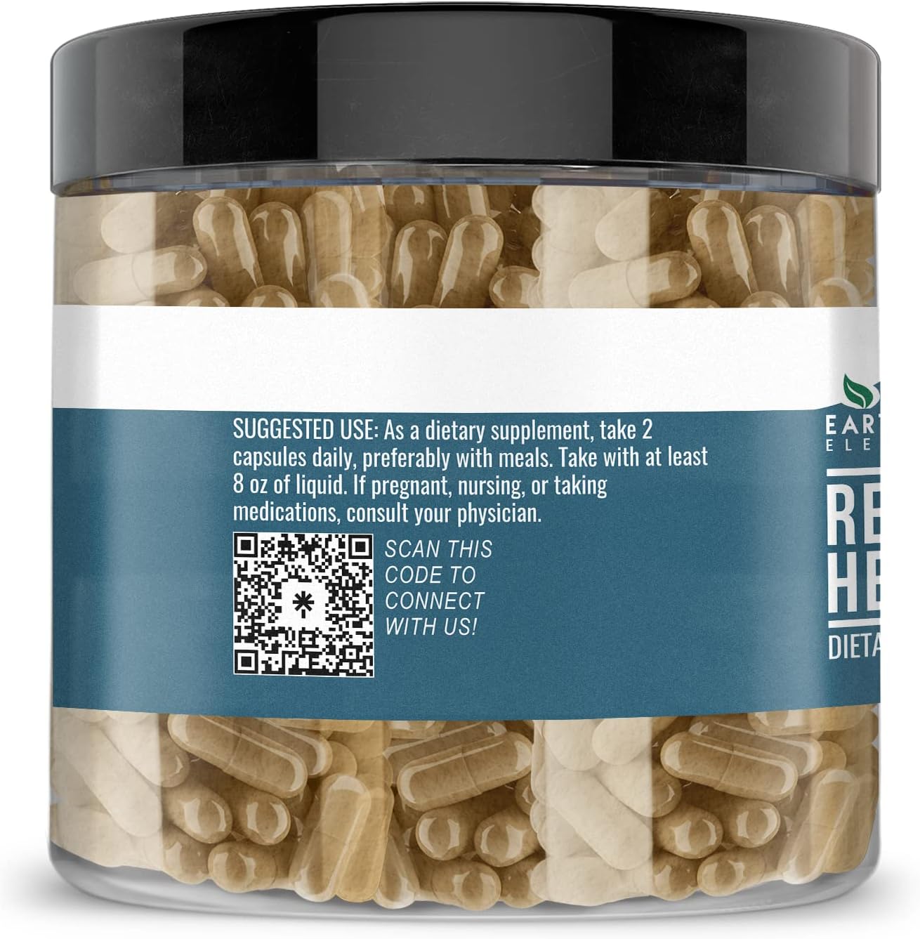 Earthborn Elements Rehmannia Herb, 200 Capsules, Pure & Undiluted, No Additives