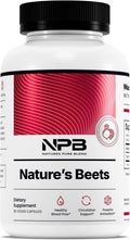Nature's Pure Blend Organic Beet Root Powder 90 Capsules – Beet Root Capsules & Beets Supplements for Circulation – L Arginine – Nitric Oxide Supplements