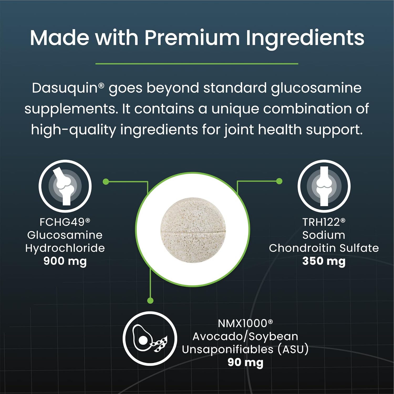 Dasaquin Dog Joint Supplement Chew Tablet (150 Count) Dog Size: Large (60+ lbs)