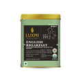 Luxmi Estates - Tale of Two Estates - Organic English Breakfast Tea - Loose Leaf - 100g (50 Cups) | Made with Organic Darjeeling & Assam Tea from India | Smooth, Flavorful, Robust and Caffeinated