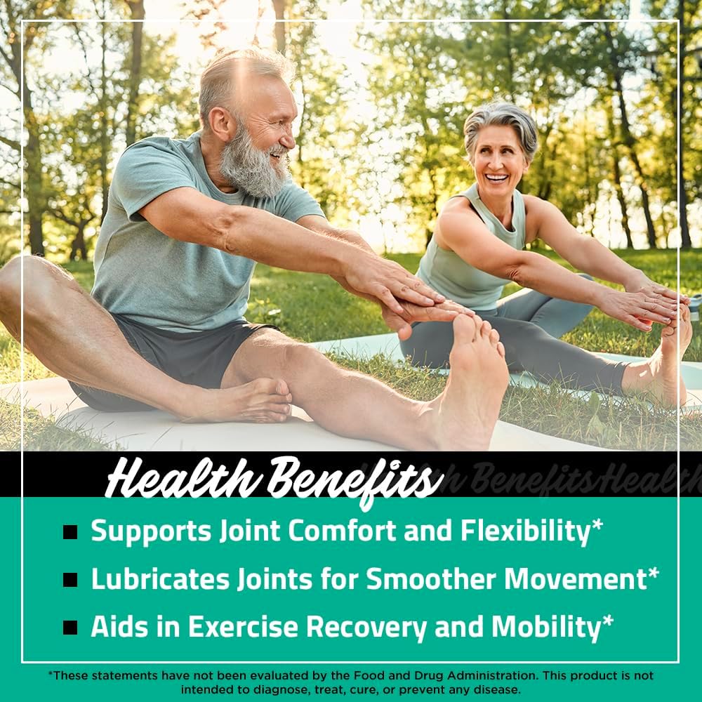FarmHaven Glucosamine Chondroitin MSM with Boswellia, Turmeric| Added Hyaluronic Acid & Vitamin D3 | Promotes Joint & Muscle Health & Inflammation Response | Non-GMO & Gluten Free | 90 Capsules
