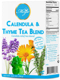 Merja Herbs Calendula & Thyme Tea [250g] 100% Natural for Fungal Cleanse & Body Detox | Decaf Viral Relief | Herbal Teas & Beverages